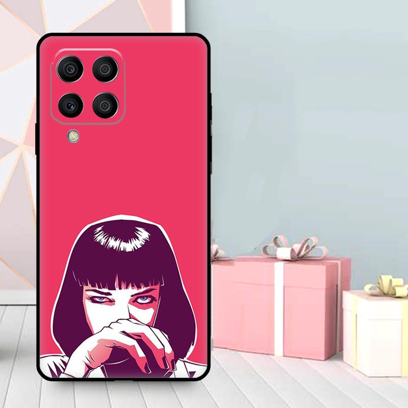 Pulp Fiction Dancing Case For Samsung Galaxy M16 M31 M21 M13 M33 M53 M15 M35 M55 M36 M56 M12 M32 M52 M14 M34 M54