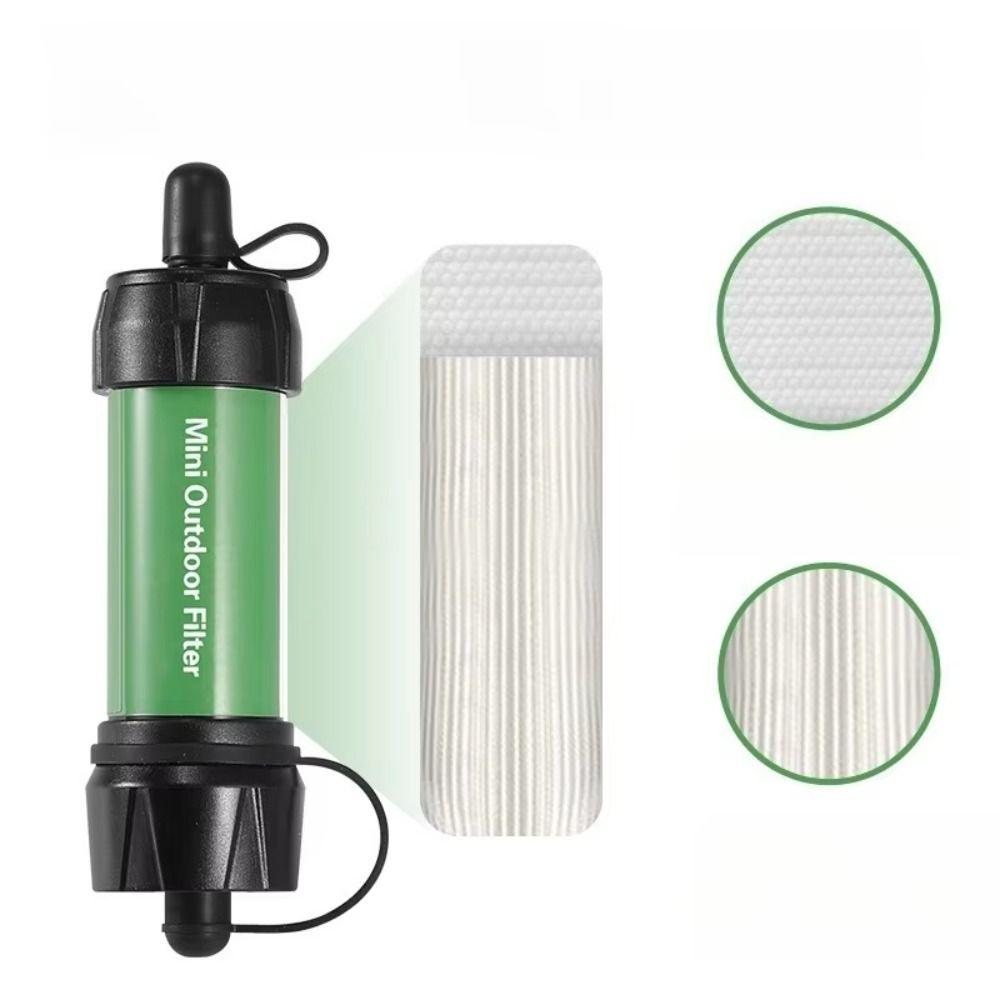 Straw Mini Water Filter Straw Mini Drinking Water Filtering Straw Emergency