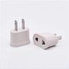 America European Mini EU To US Power Plug Adapter Canada Travel Plug Converter Outlet Wall Power Converter (Black,White)