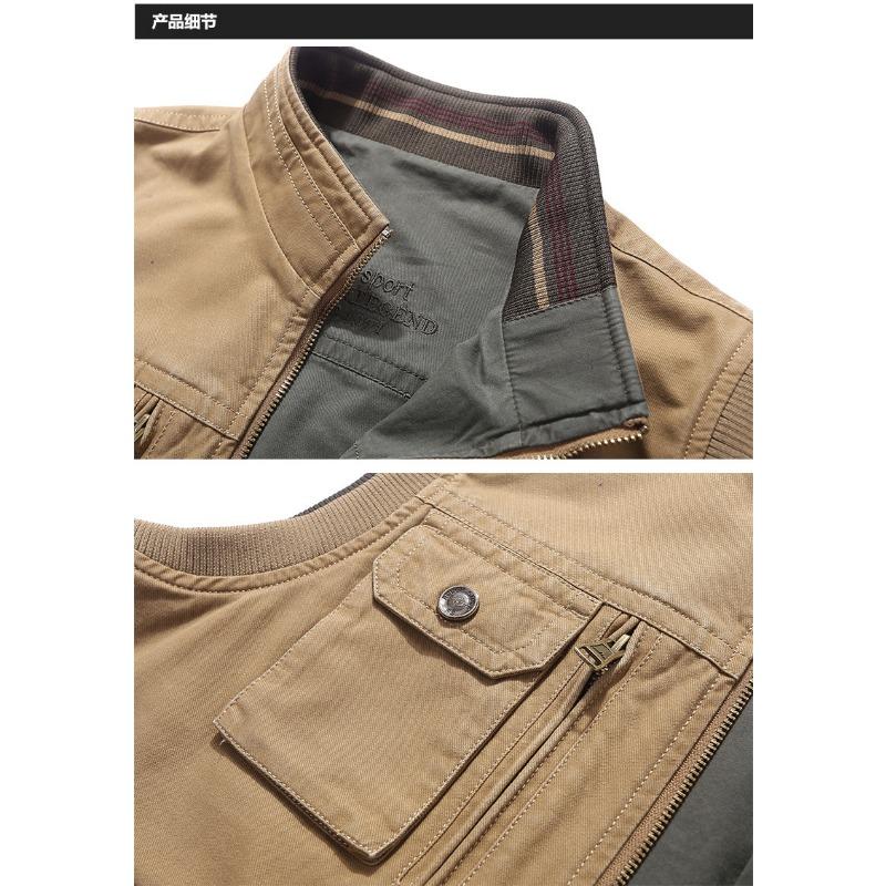 Двусторонний жилет для рыбалки большого размера с множеством карманов для мужского весенне-осеннего пальто для уличной фотографии