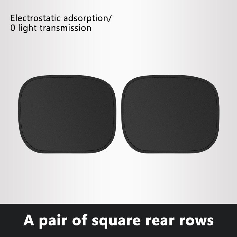 SEAMETAL Солнцезащитная шторка для автомобиля, самозаполняющаяся, солнцезащитная, внутренняя, электростатическая, адсорбционная, боковая, занавеска, сетка для автомобиля