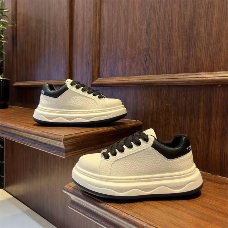 Kids White Casual Slip-On Sneakers Lightweight Soft Sole Comfortable Shoes Boys