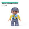 Совместимо с LEGO Duplo: Крупные блоки, Аксессуары, Фигурки, Минифигурки, Куклы, Персонажи и Профессиональные роли (например, Полиция)