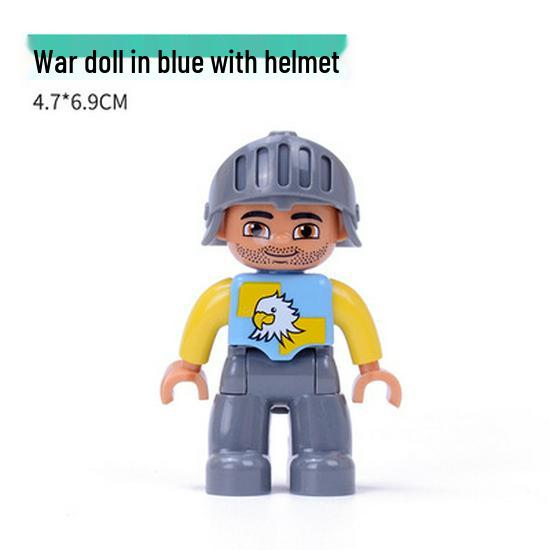 Совместимо с LEGO Duplo: Крупные блоки, Аксессуары, Фигурки, Минифигурки, Куклы, Персонажи и Профессиональные роли (например, Полиция)