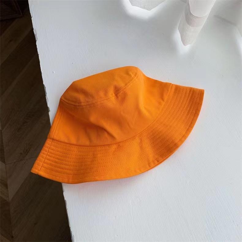 INS рыбацкая шляпа для мужчин и женщин, однотонная шляпа ярких цветов, весенне-летняя шляпа-тазик, универсальная шляпа, модная корейская версия, солнцезащитная шляпа