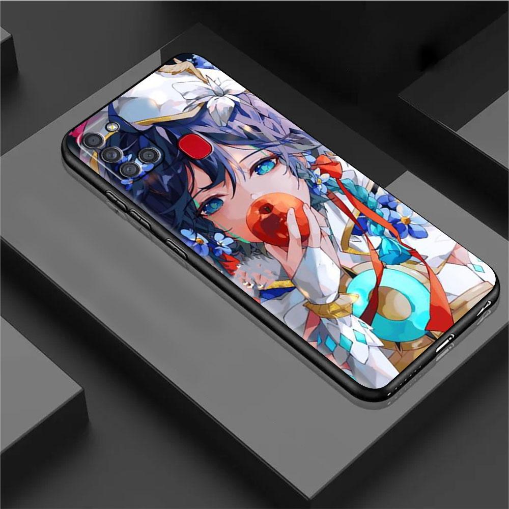 Чехол для Samsung Galaxy A52 A12 A51 A32 A21s A71 A53 A13 A32 A72 A31 A33 A22 A03 A41 Чехол для телефона Genshin Impact