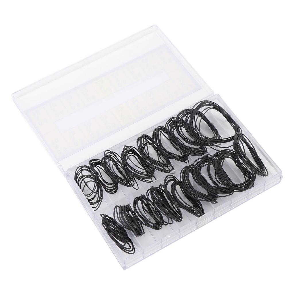 180 шт. прокладок для часов O Ring 18 размеров, резиновые уплотнительные прокладки для задней крышки часов с пластиковой коробкой для ремонта