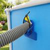 Pool Hose Holder for Above Ground Swimming Pipe Holders, Prevent Sagging, Support Bracket Water with Clamps, Pools Accessories Stabilizer