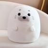 Furry Plush Seal Plush Toy Stuffed Down Cotton Fat Round Animal Sea Lion Doll Sleep Pillow Cushion Gifts