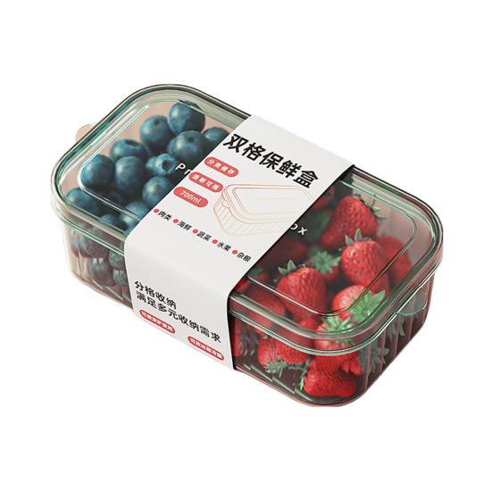 Контейнеры для хранения фруктов и овощей в холодильнике с регулируемым вентиляционным отверстием Съемная корзина Коробка для овощей и фруктов без бисфенола-А для хранения закусок