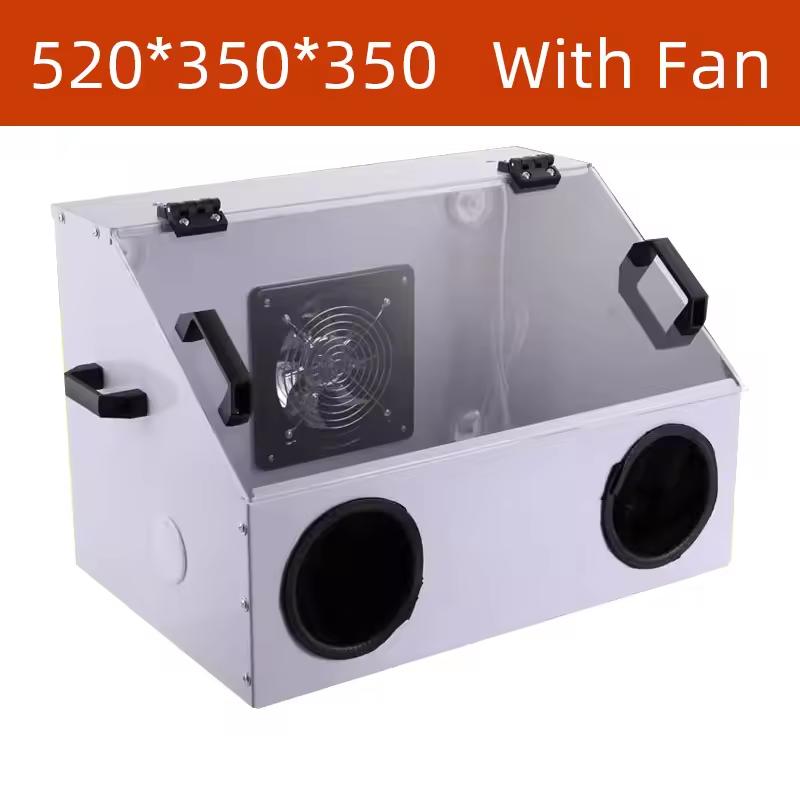 Настольный шлифовальный станок Пылесборник Янтарный Нефрит Резьба Бусины Будды Полировальная машина Электрическая шлифовка Распылительная краска Акриловая пылезащитная крышка