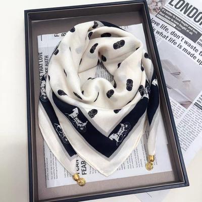 Женский шарф на шею с магнитной застежкой - Легкий, удобный хлопок, универсальный стиль