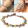 Керамический разноцветный браслет ручной работы в богемном стиле, ручная цепочка, плетеный браслет на запястье, модный аксессуар для любителей искусства