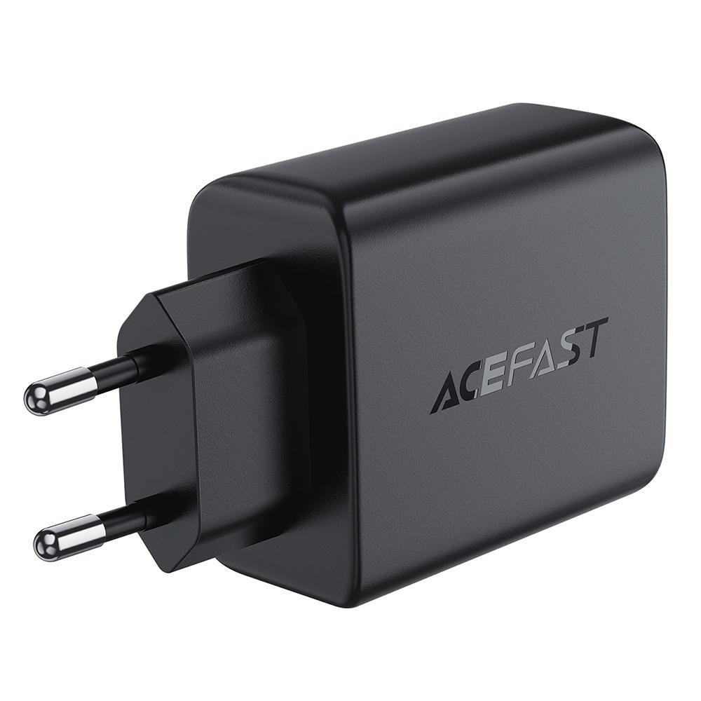 Acefast A61 45W GaN Charger, 2 USB-C & 2 USB-A Ports, Black