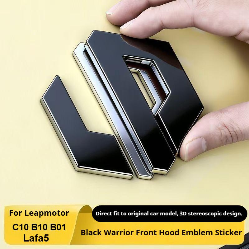 For Leapmotor B10 B01 Lafa5 C10 Car Blackening Modification Logo Letters Front Rear Automotive Badges Modification Sticker