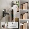 Self-adhesive Towel Holder Aluminum Alloy Bathroom Shelves New Towel Bar  Household