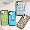 Cartoon Animal Chubby Cockatiel Phone Case for iPhone 11 12 13 14 Pro Max Mini X XR XS SE 2020 6S 7 8 Plus Samsung S21 S22 Cover