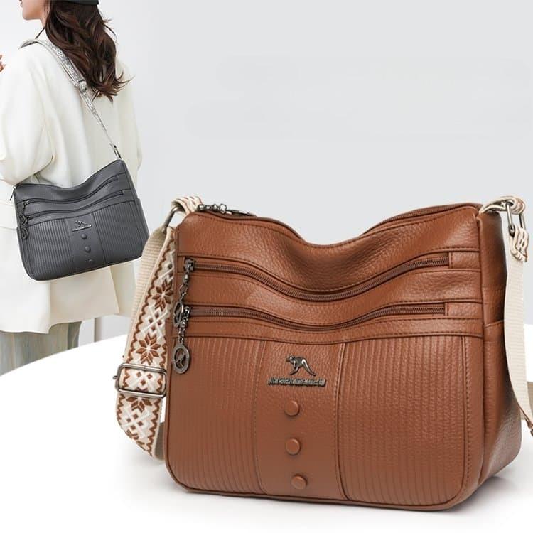 Женская модная большая вместительная сумка на плечо, сумка через плечо