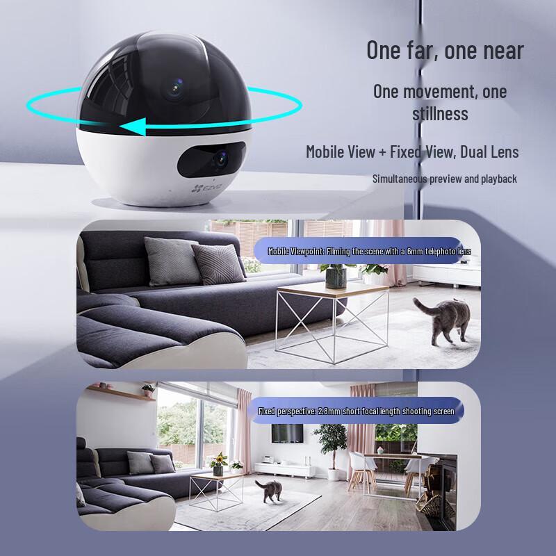 Ezviz C7 Dual-Lens WiFi Security Camera (CN version)