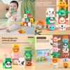 Stacker Animal Plastic Blocks Educational Toys Children Festival Gifts Play