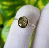 Natural Rose Cut Bicolor Tourmaline  925 Sterling Silver  Rare Ring Sz 7.5US A43