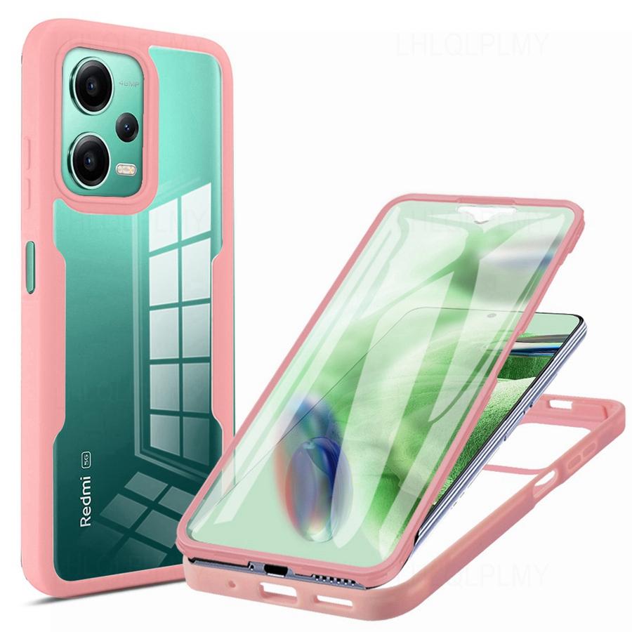 Противоударный чехол спереди и сзади для Xiaomi 13T Pro Redmi Note 13 12 Pro 5G 12C A1 A2 Plus 12S, чехол на 360 градусов