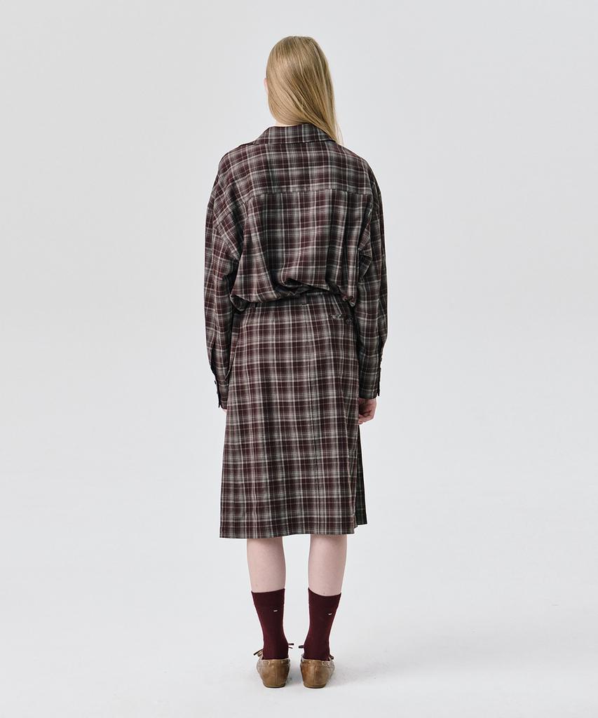 Bundercammer 25 Pleats Skirt_Brown