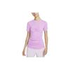 Sportswear Solid Knot Short Sleeve T-Shirt Women Tops Impact-Purple DV8217-532