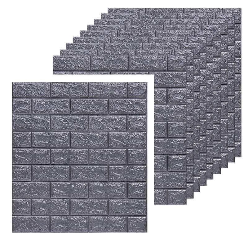 3D водонепроницаемые настенные наклейки 38,5 см*35 см самоклеящиеся панели ПВХ украшение гостиной домашний кирпичный узор пенопластовые обои