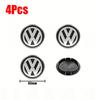 Valve Stems Caps 4pcs 56/65mm Volkswagen Car Wheel Center Cover Hub Cap For VW Golf Tiguan T-Roc Polo Passat ID.4 T-Cross ID.3 T