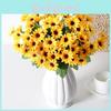 Annuus Artificial Helianthus Bouquet Suitable Living Room And Event Decoration