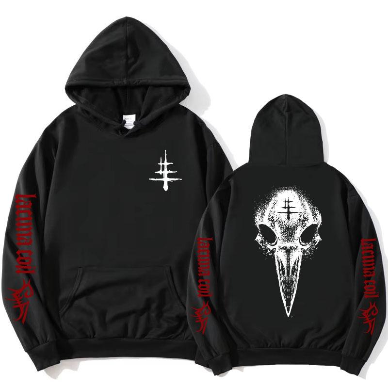 Sleepless Empire Hoodie Rock Band Lacuna Coil Sweatshirts Long Sleeve Street Style Fashion Sudaderas Autumn Fleece Men