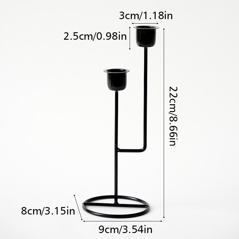 1шт кованый подсвечник для домашнего декора железный подсвечник для домашнего декора золотой черный конический подсвечник скандинавский