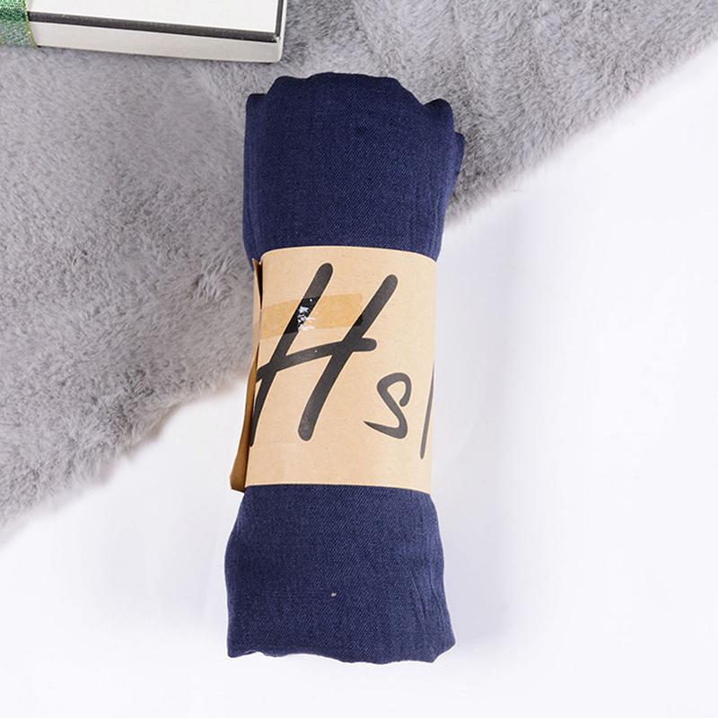 Женский ветрозащитный шарф в национальном стиле, шали, накидки, однотонные хлопковые теплые шарфы, зимний весенний подарок