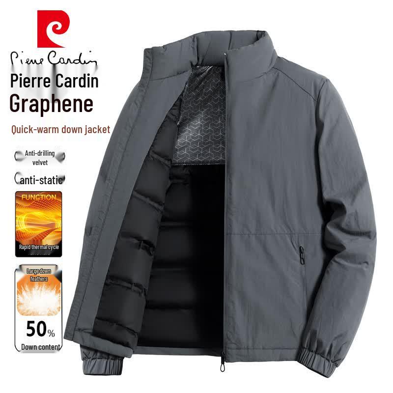 Pierre Cardin Мужская повседневная пуховая куртка в деловом стиле