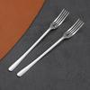 5 шт. Вилки для закусок и десертов из нержавеющей стали, вилки для салата, фруктов и дегустации, многофункциональные