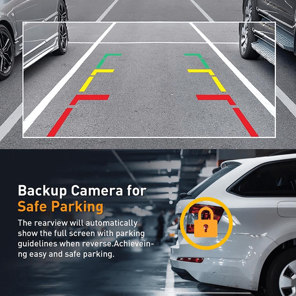 Новые 2/3 камеры 1080P автомобильный регистратор 3-канальный автомобильный видеорегистратор черный ящик видеорегистратор ночного видения скрытый рекордер камера заднего вида