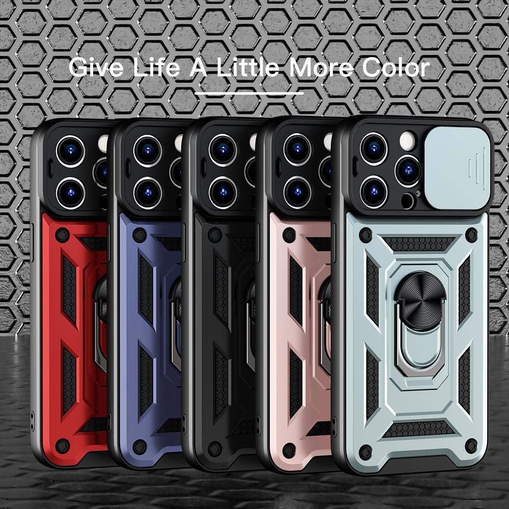 KEYSION Противоударный чехол для iPhone 15 Pro Max 15 Ultra Slide, защитное кольцо для объектива камеры, чехол для телефона для iPhone 14 13 12 11 Pro