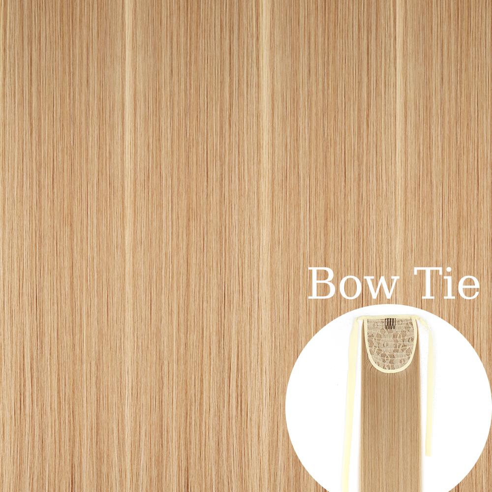 MERISIHAIR 22 34 дюйма синтетические прямые волосы для наращивания хвоста натуральный галстук-бабочка шиньон конский хвост наращивание волос для женщин