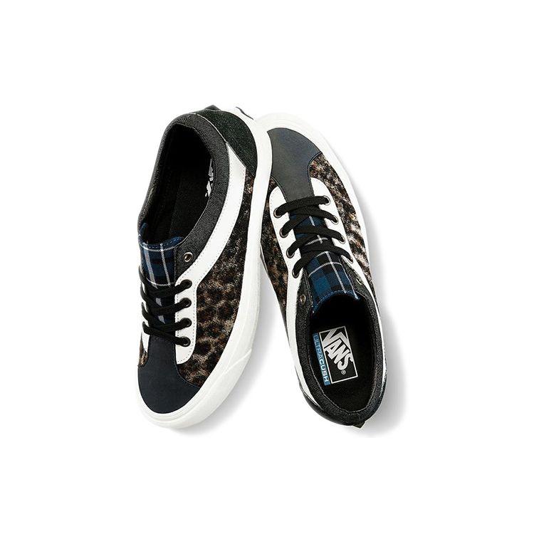 Vans Bold Ni Retro Casual Low-Top Skate Shoes Unisex Sneakers Black Gray Leopard-Print VN0A3WLP2OO