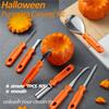 2025 Trend 10PCS Halloween Pumpkin Carving Tools Set Pumpkin Lantern DIY Carving Tools Clay Tools Cutting Pumpkin Hand Tools
