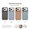 Чехол для iPhone 17 Pro Max с текстурой плетеной кожи, ударопрочный