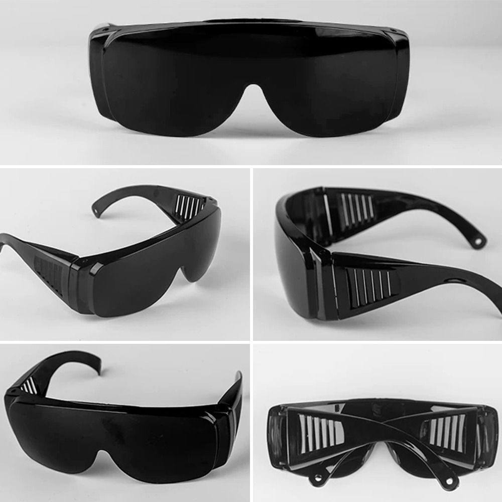 Black Welding Protective Glasses Anti-impact Safety Goggles Scratchproof Welding Glasses