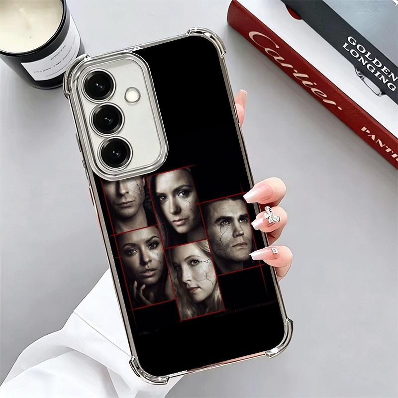 Мягкий чехол для телефона Дневники вампира Для Samsung A17 A27 A07 A37 A57 A16 A56 A15 A55 A14 A54 A13 A53 A26 A36 A25 A35 A24 A34 A23