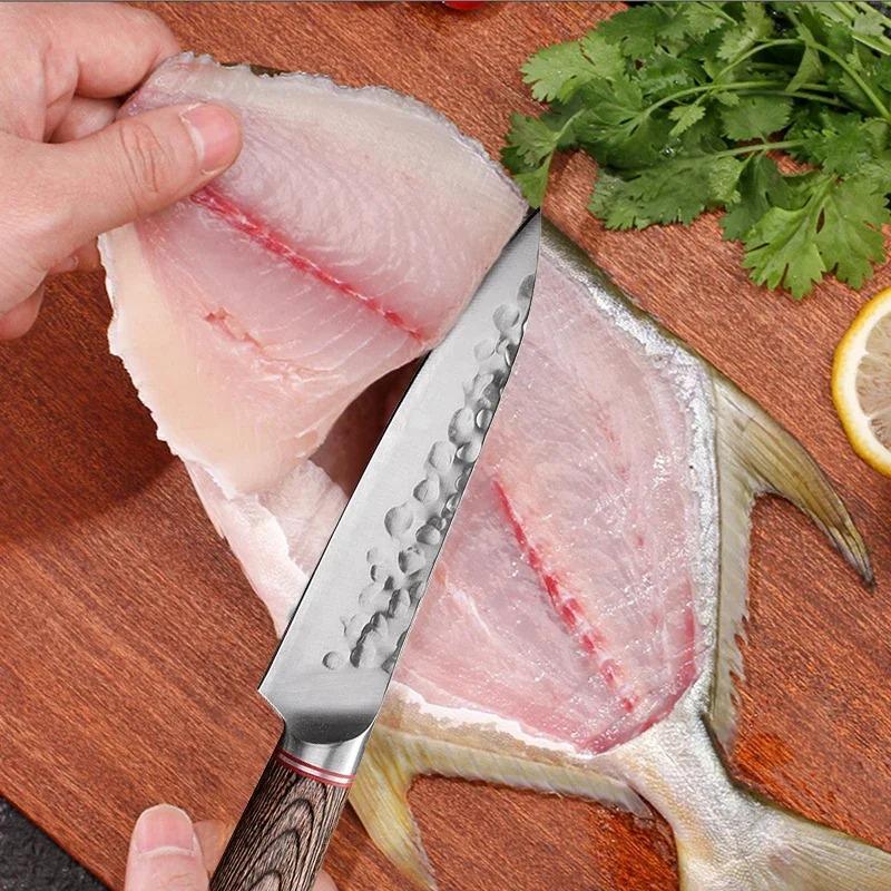 Кухонные ножницы, набор ножей, куриные кости, кухонные ножницы из нержавеющей стали, нож для обвалки, нож для резки мяса, рыбы, кухонный нож, ножницы