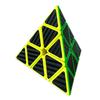 CUBE 3x3 наклейка из углеродного волокна 3 слоя пирамида Magic Cube головоломка игрушка для детей развивающая подарочная игрушка