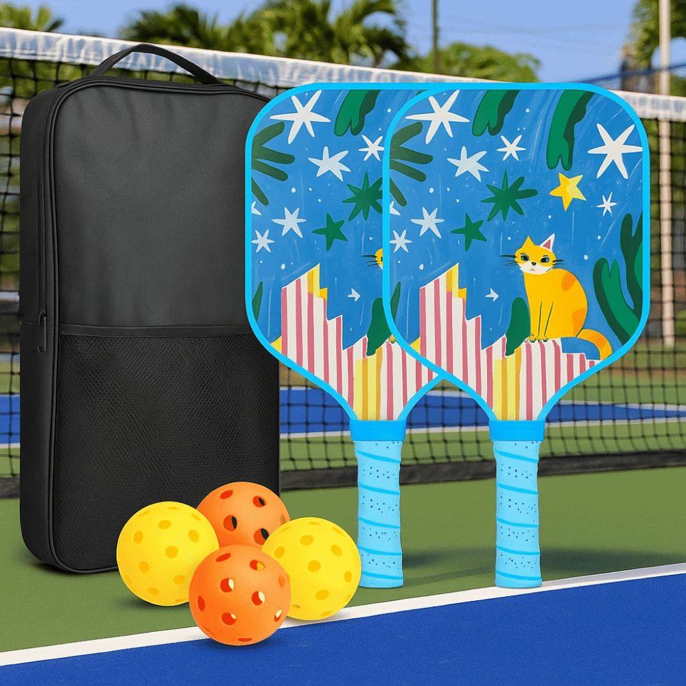 Lightweight Children's Pickleball Set Cartoon Children's Pickleball Rackets Pickle Ball Equipment