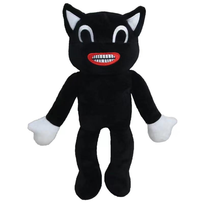Siren Head Plush Toy Black Cartoon Cat Stuffed Doll Horror Character Figure Kids Birthday Gift