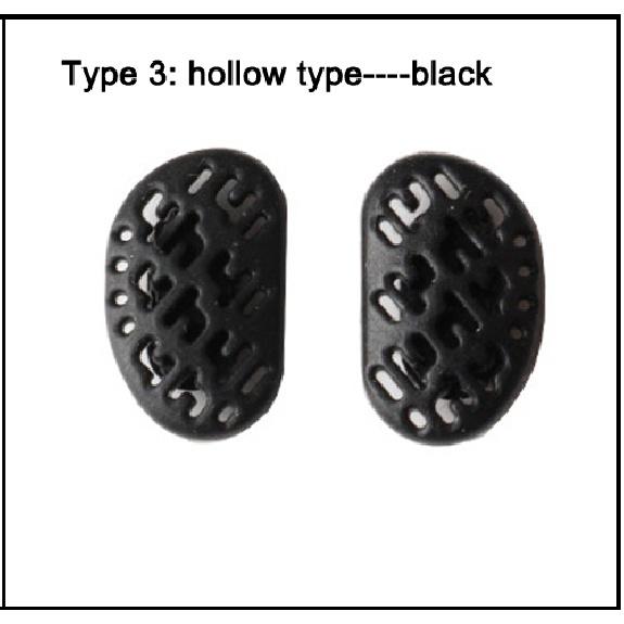 20шт(10pairs) Противоскользящие резиновые подушечки для очков, солнцезащитные очки, аксессуары для очков, черные, белые, нажимные