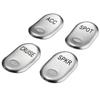 4x Chrome Rocker Panel Switch Button Cover Fits For Harley Electra Glide 96~06